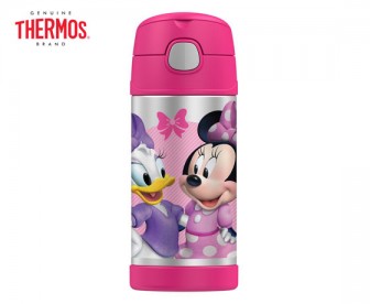 Thermos 膳魔师 不锈钢真空保温吸管杯 玫红色米奇 355ml Thermos 膳魔师 不锈钢真空保温吸管杯 玫红色米奇 355ml